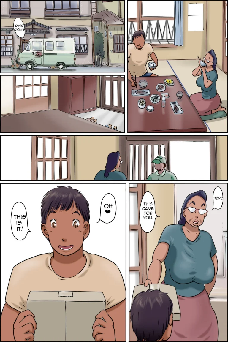 GOGO Shimura no Oba-chan | Aunt Shimura's Afternoon porn comic picture 35