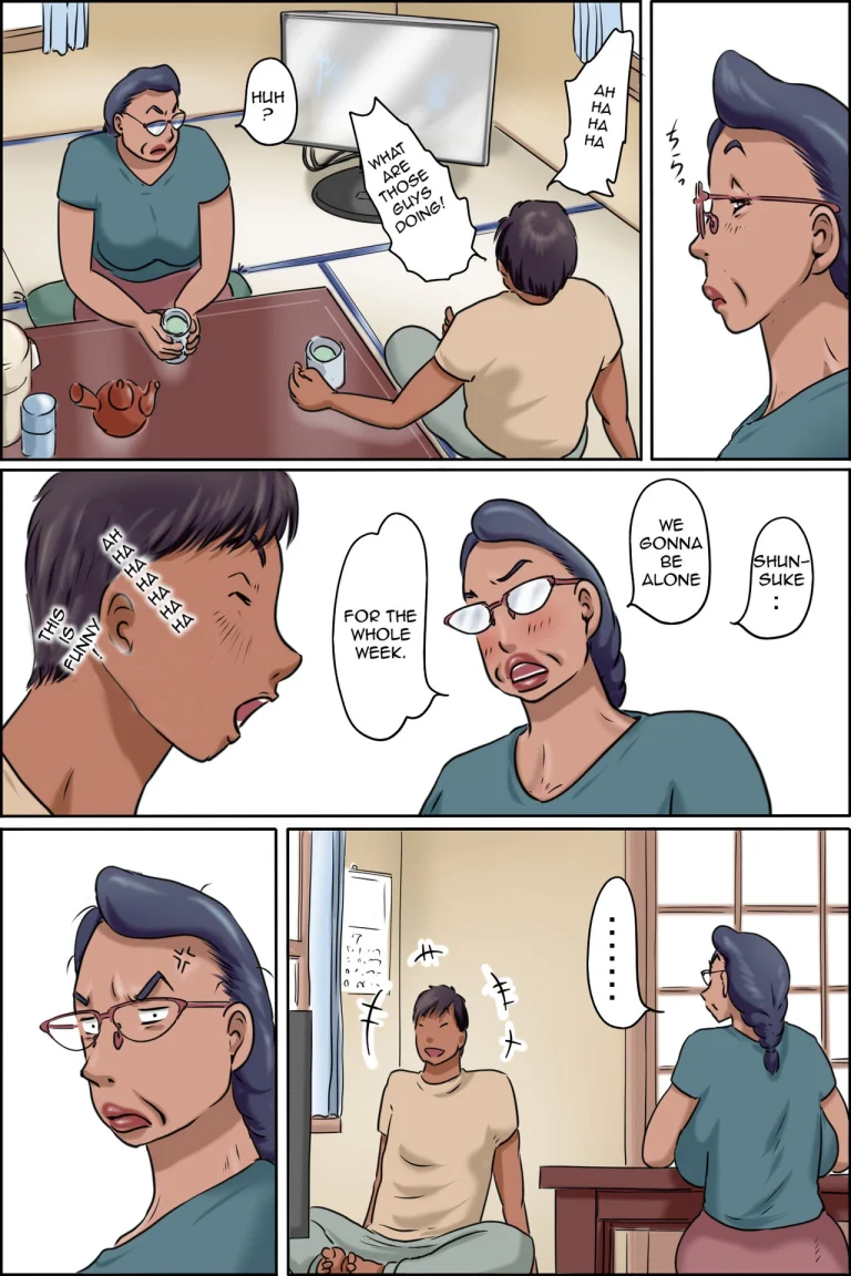 GOGO Shimura no Oba-chan | Aunt Shimura's Afternoon porn comic picture 4