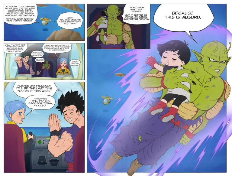 Gohan's Harem porn comic picture 14