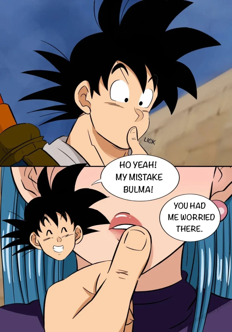 Goku and Bulma's Reunion porn comic picture 3