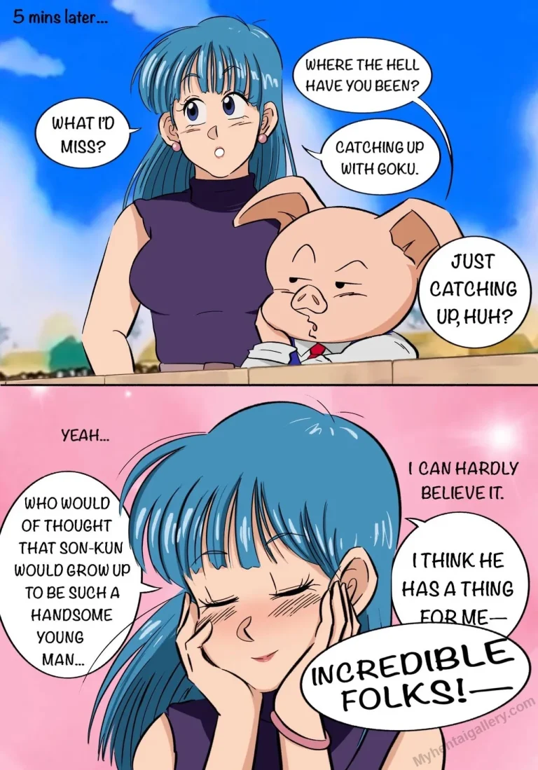Goku and Bulma's Reunion porn comic picture 7