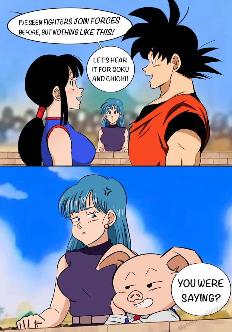 Goku and Bulma's Reunion porn comic picture 8