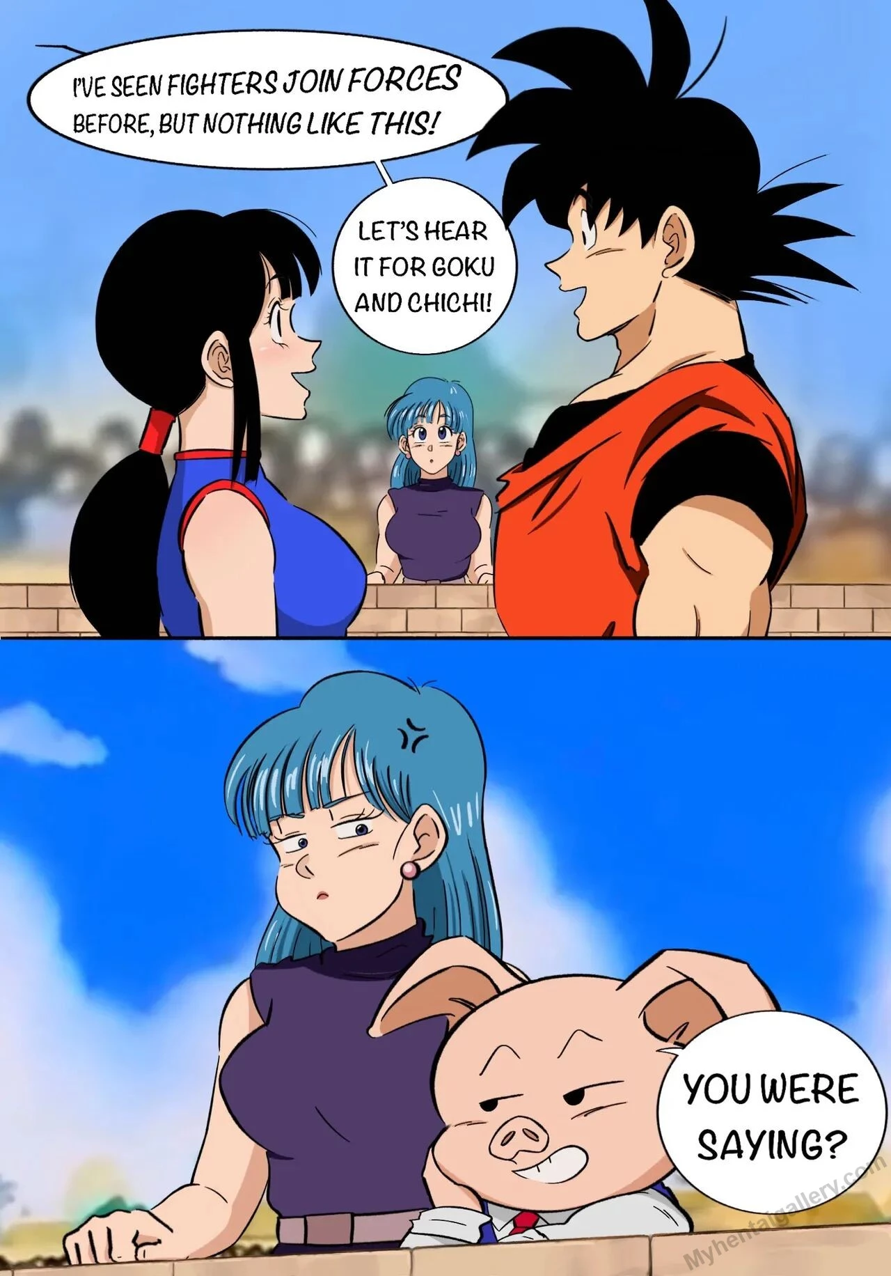 Goku and Bulma's Reunion porn comic picture 8