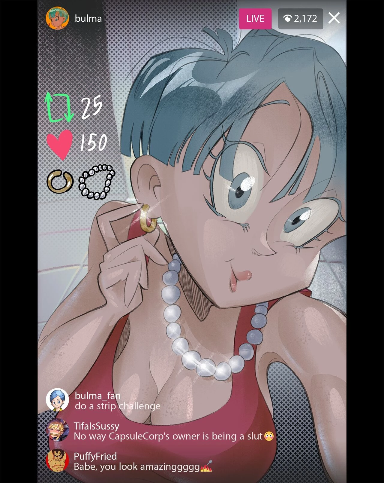 Goku vs Chichi and Bulma porn comic picture 8