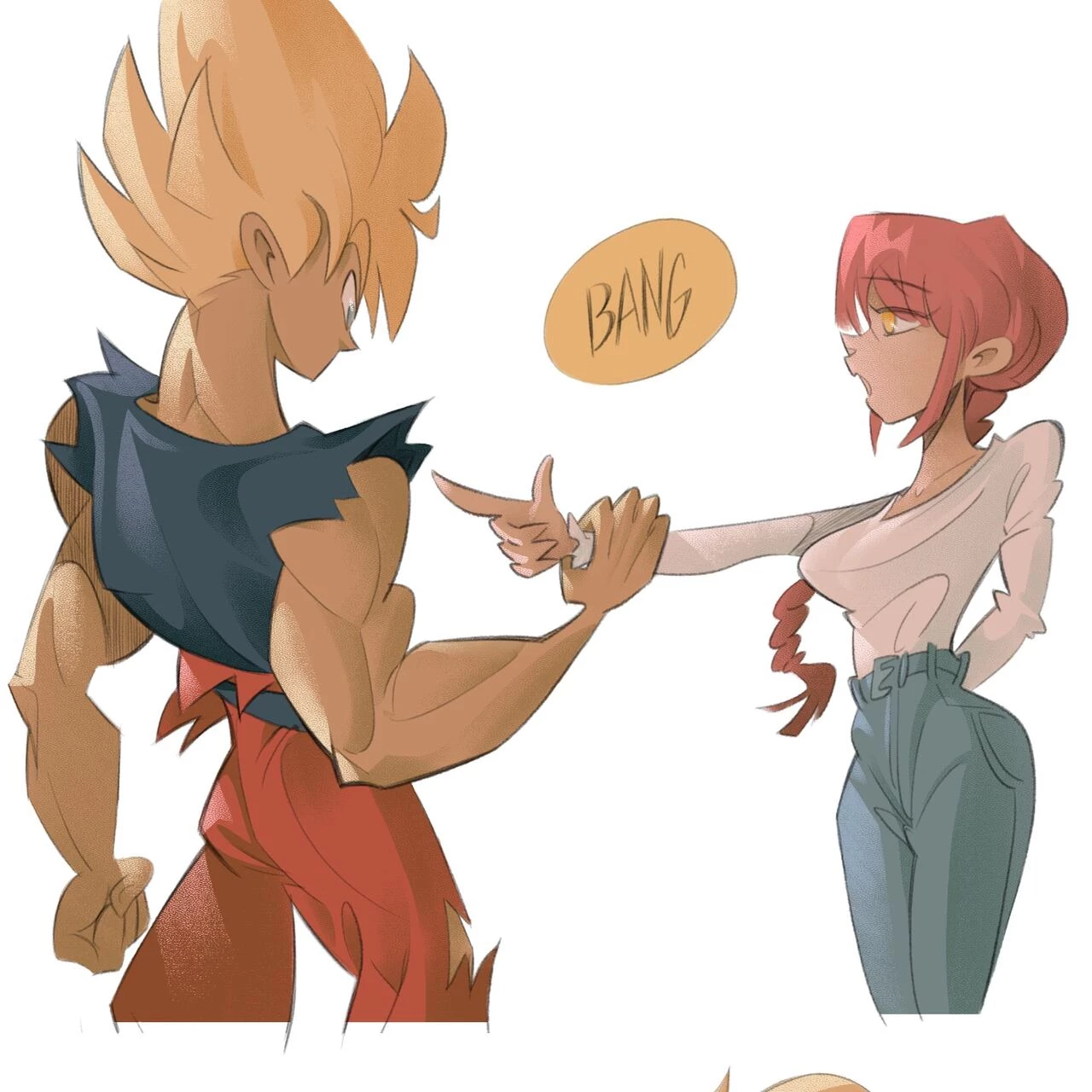 Goku vs Makima porn comic picture 1