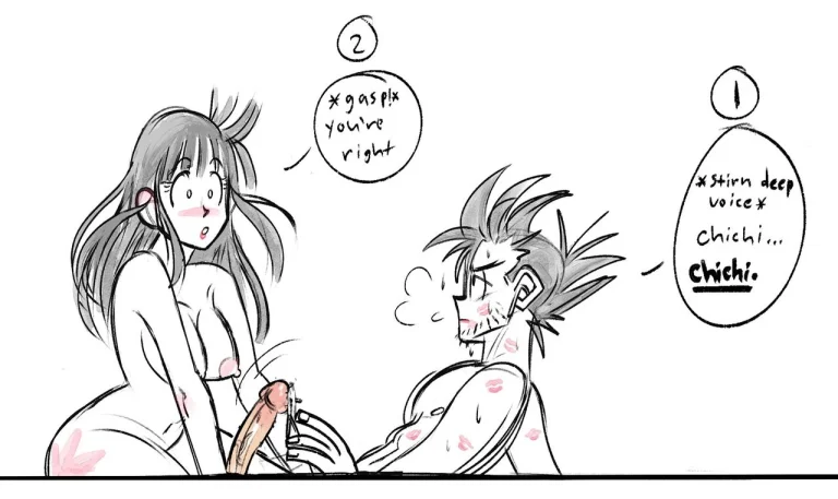 Goku x Chi chi porn comic picture 11