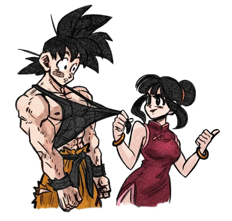 Goku x Chi chi porn comic picture 2