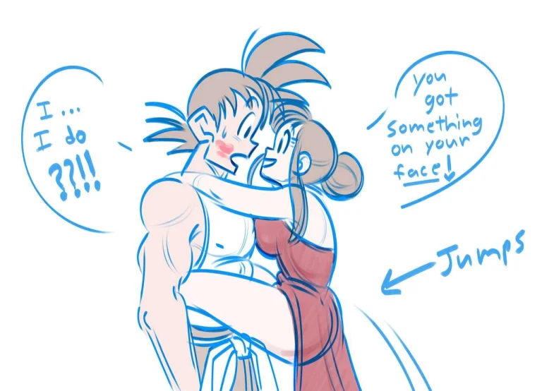 Goku x Chi chi porn comic picture 3