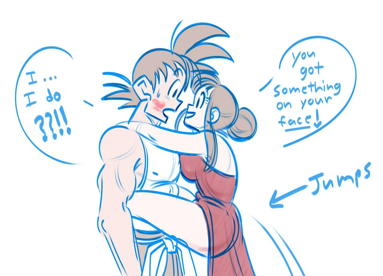 Goku x Chi chi porn comic picture 3