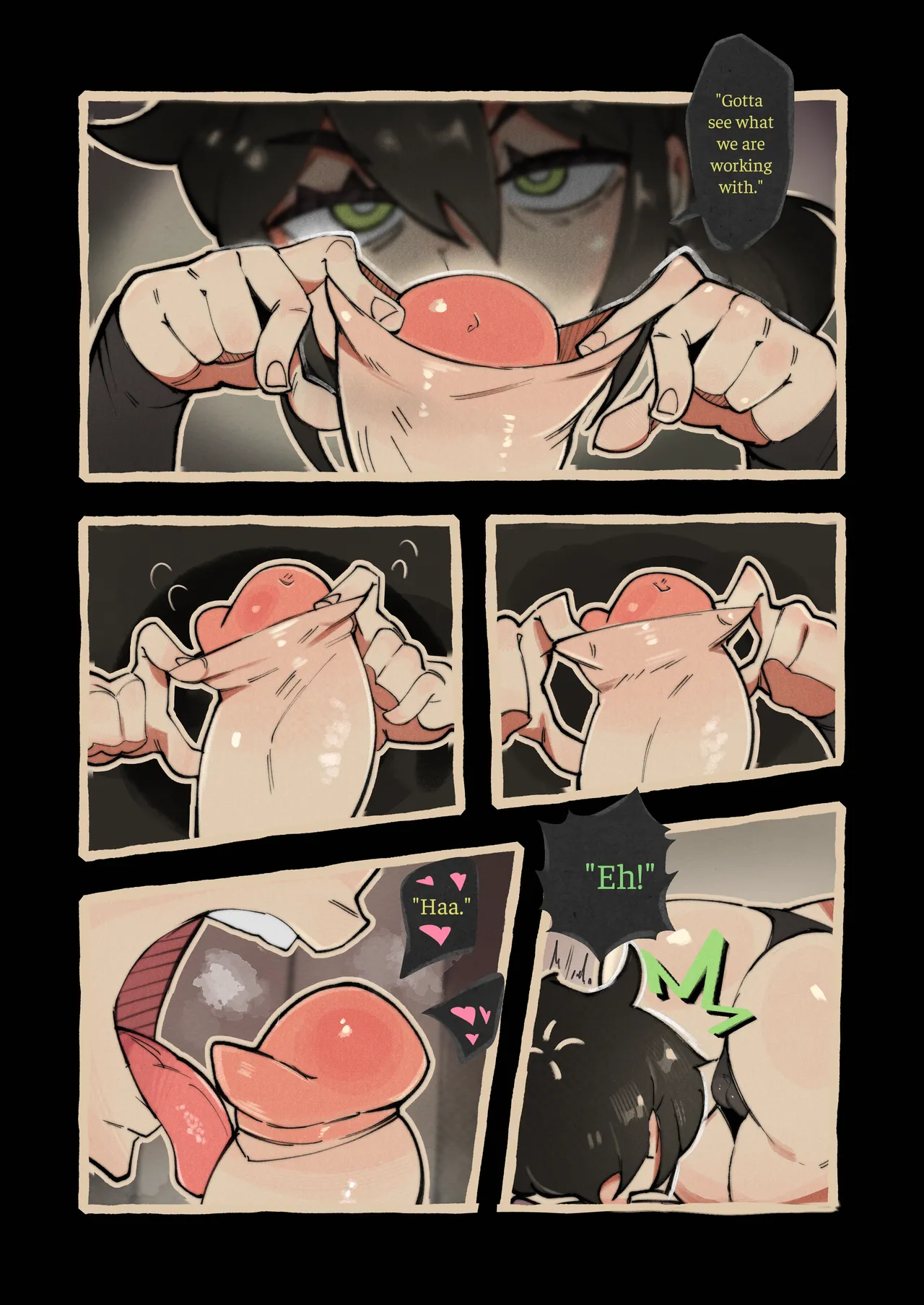 Goth Cougar and Tired Femboy porn comic picture 5