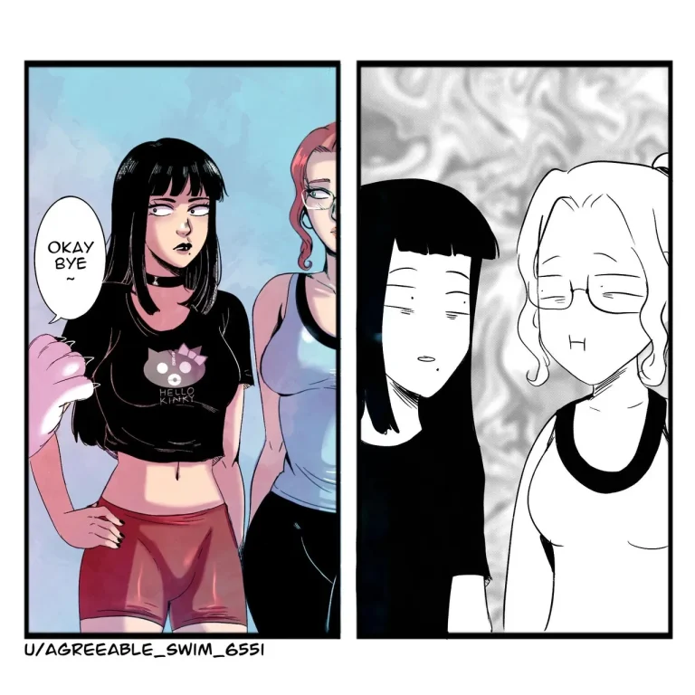 Goth dom & femboy BF porn comic picture 14