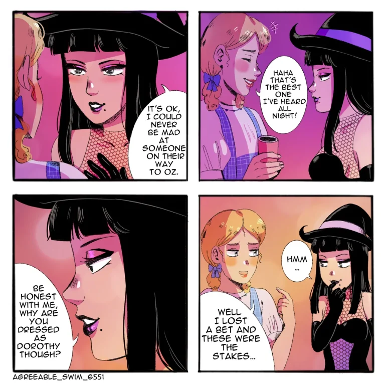 Goth dom & femboy BF porn comic picture 30