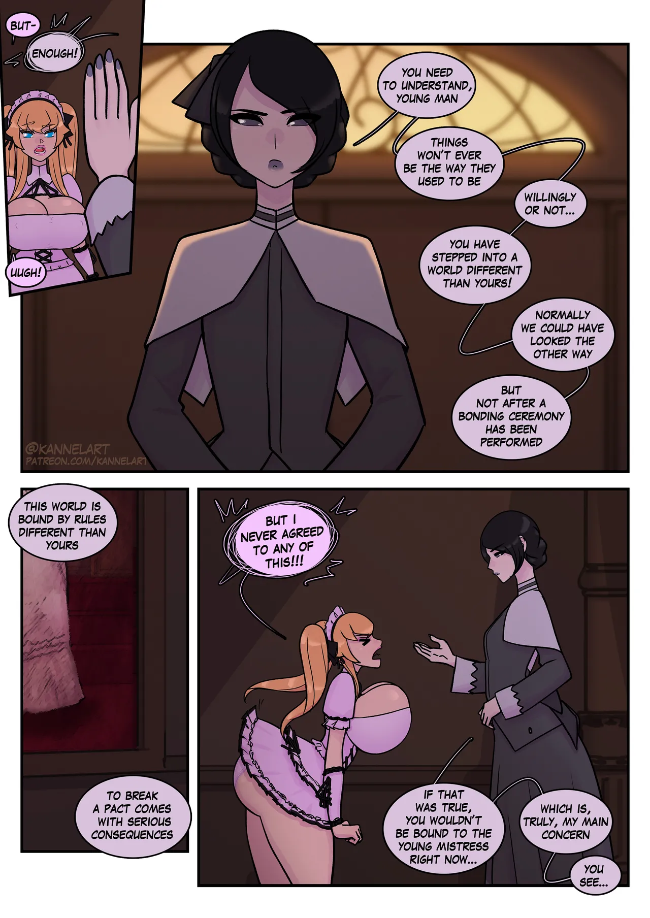 Goth Mistress porn comic picture 23