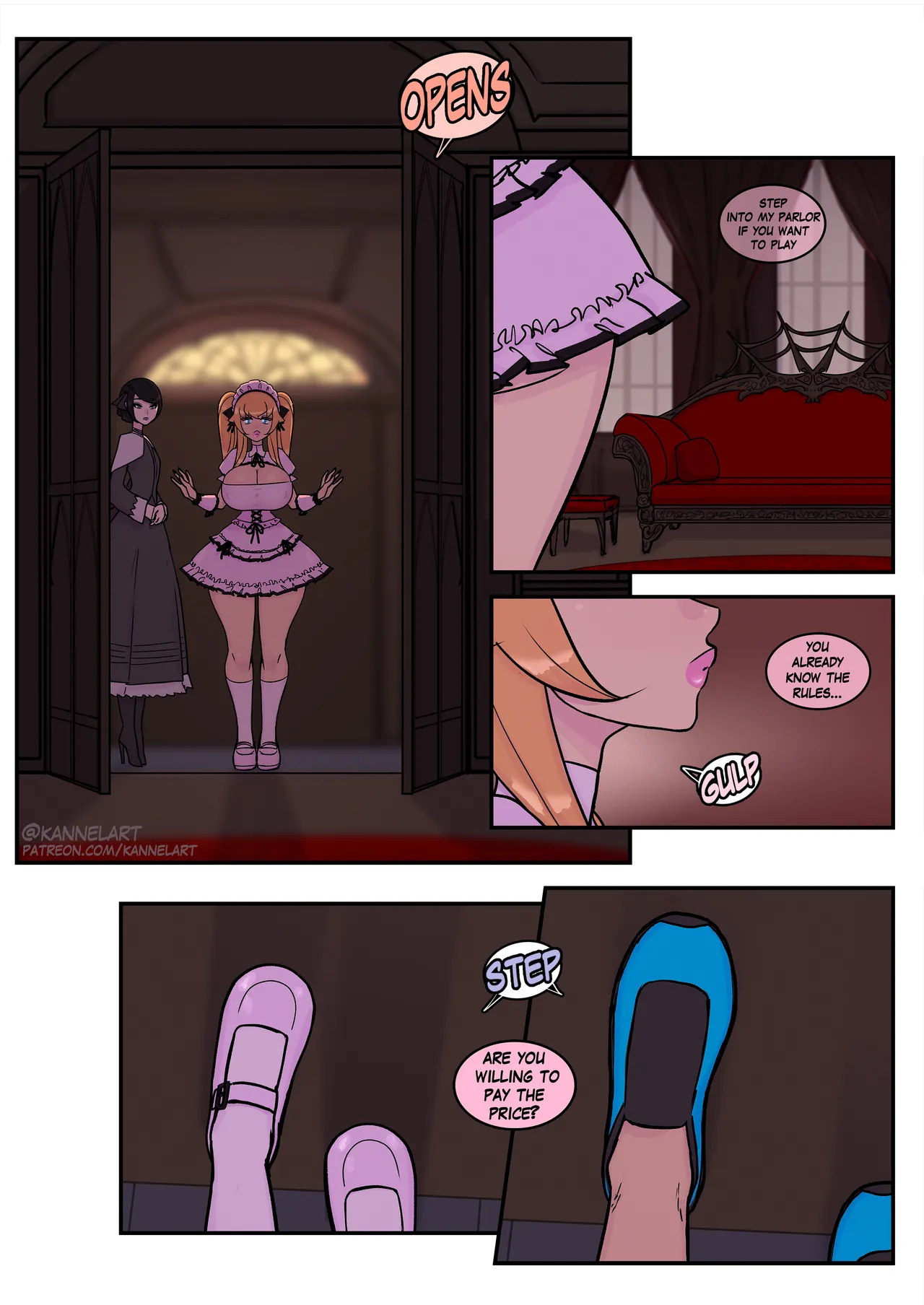 Goth Mistress porn comic picture 25