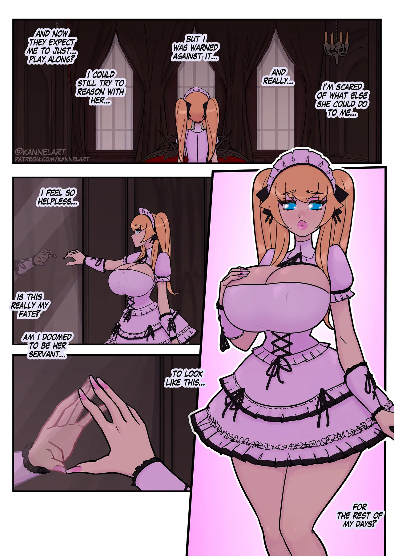 Goth Mistress porn comic picture 27