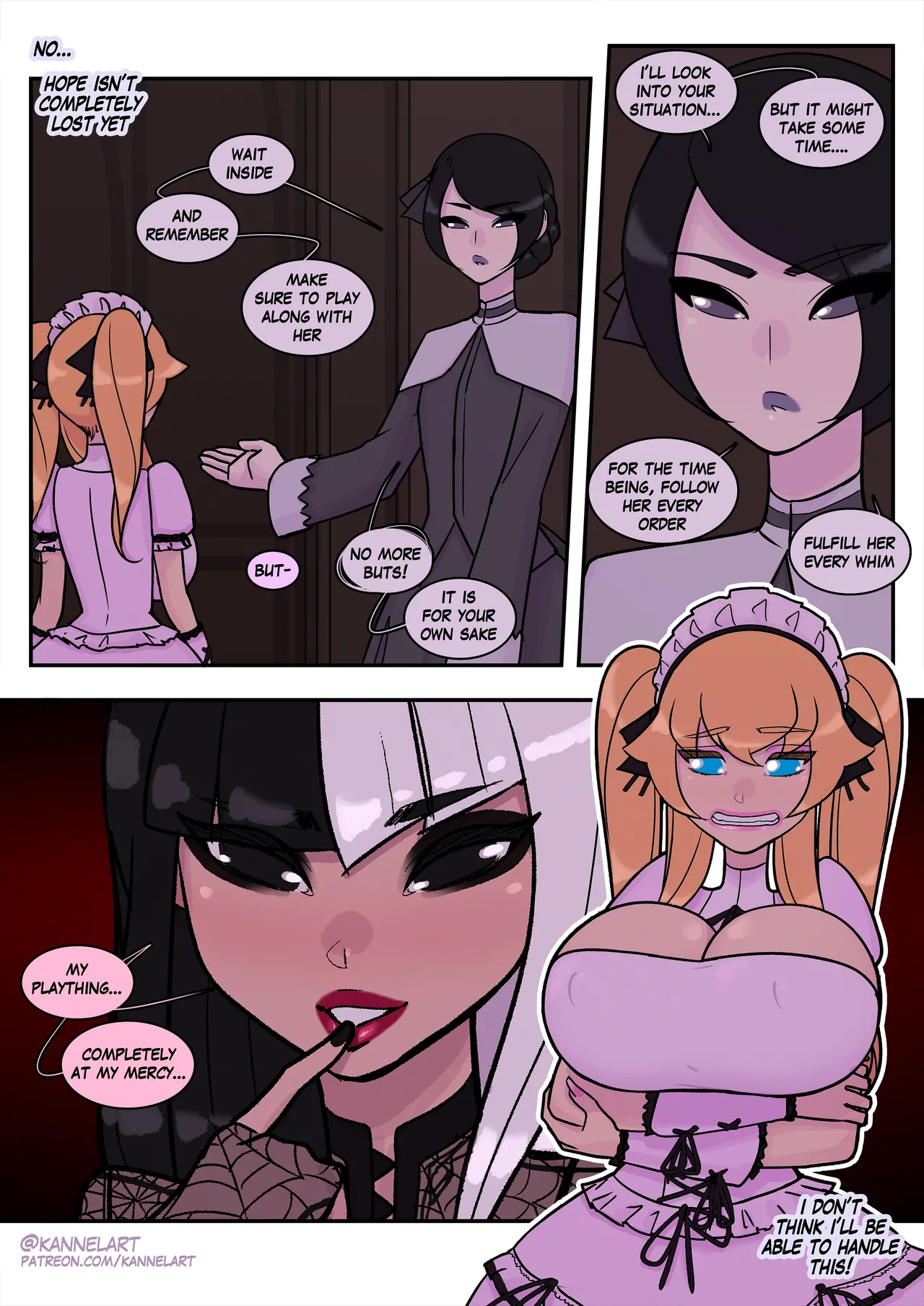 Goth Mistress porn comic picture 28