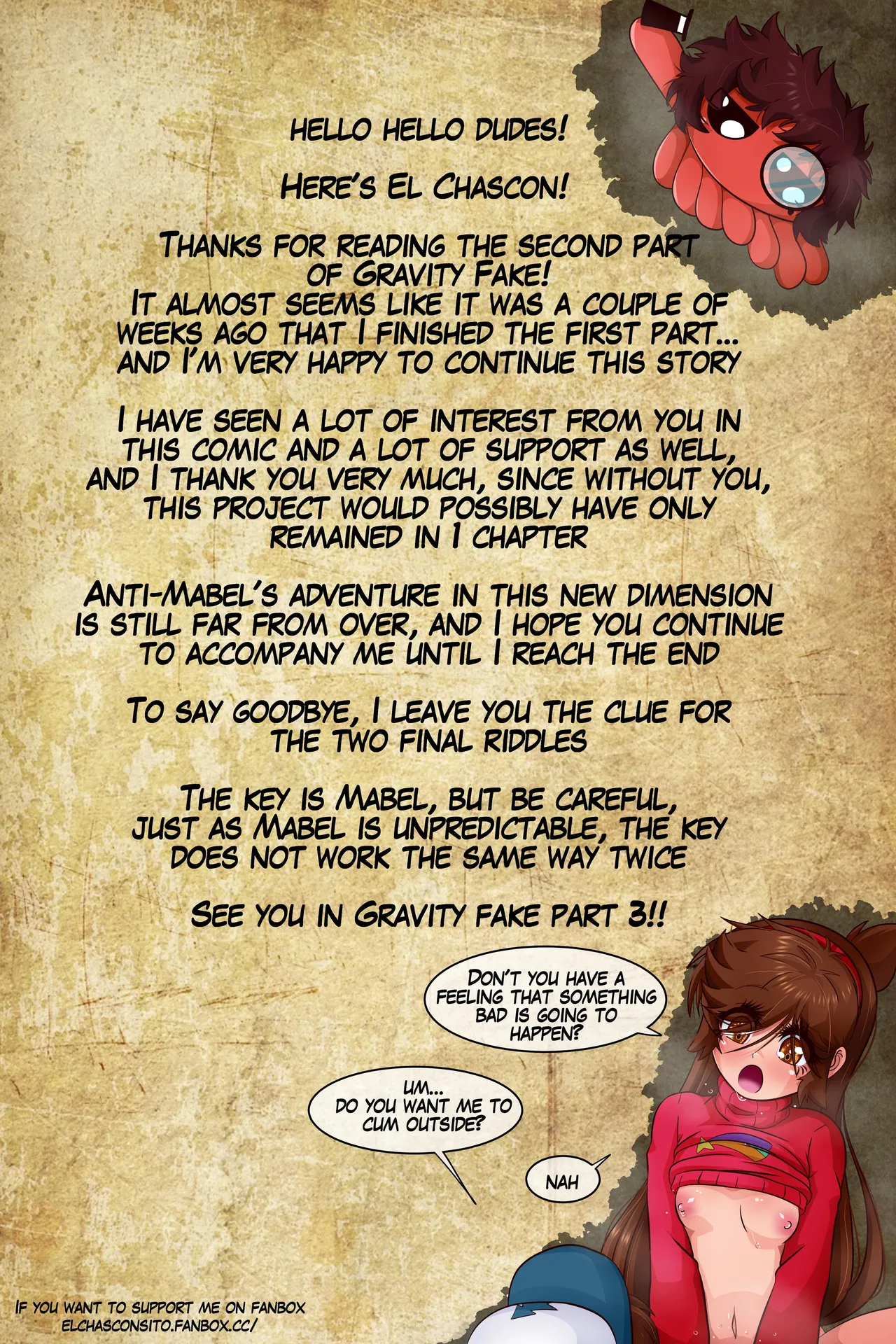 Gravity Fake 2 porn comic picture 40