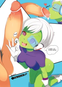 Green Gal porn comic picture 1