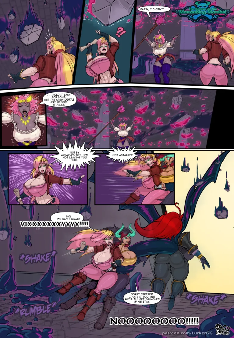 Growth Adventure; Marauding Marids porn comic picture 18
