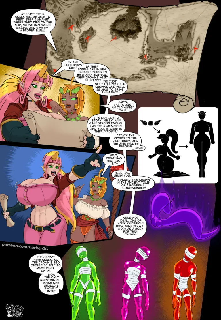 Growth Adventure; Marauding Marids porn comic picture 2