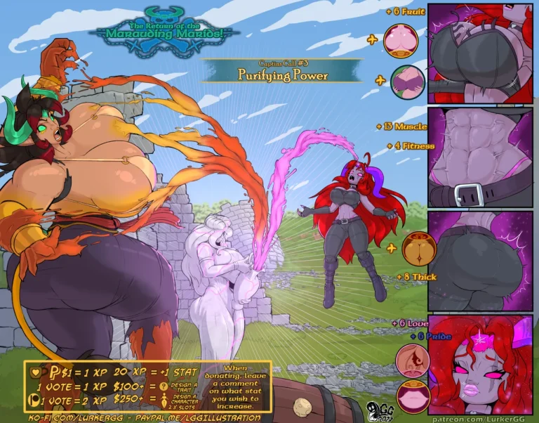 Growth Adventure; Marauding Marids porn comic picture 9