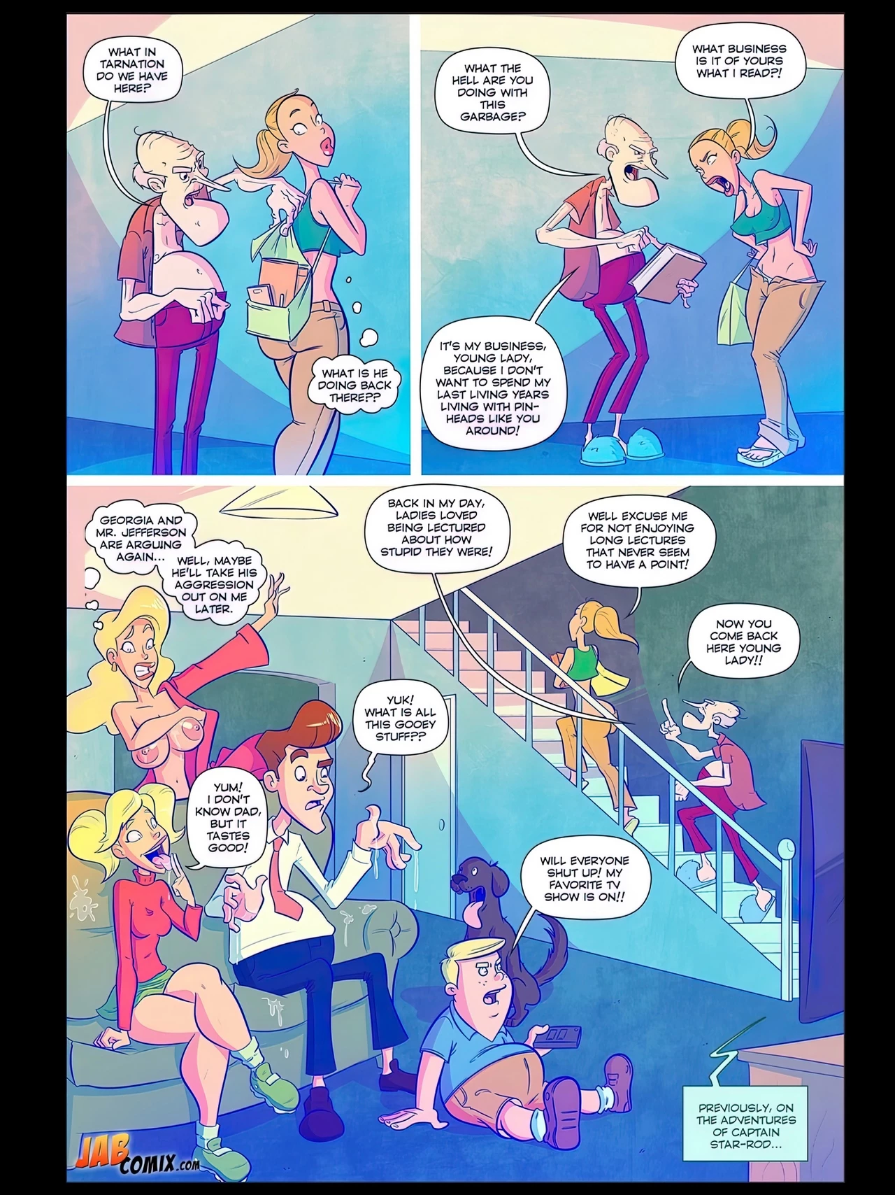 Grumpy Old Man Jefferson 3 porn comic picture 3