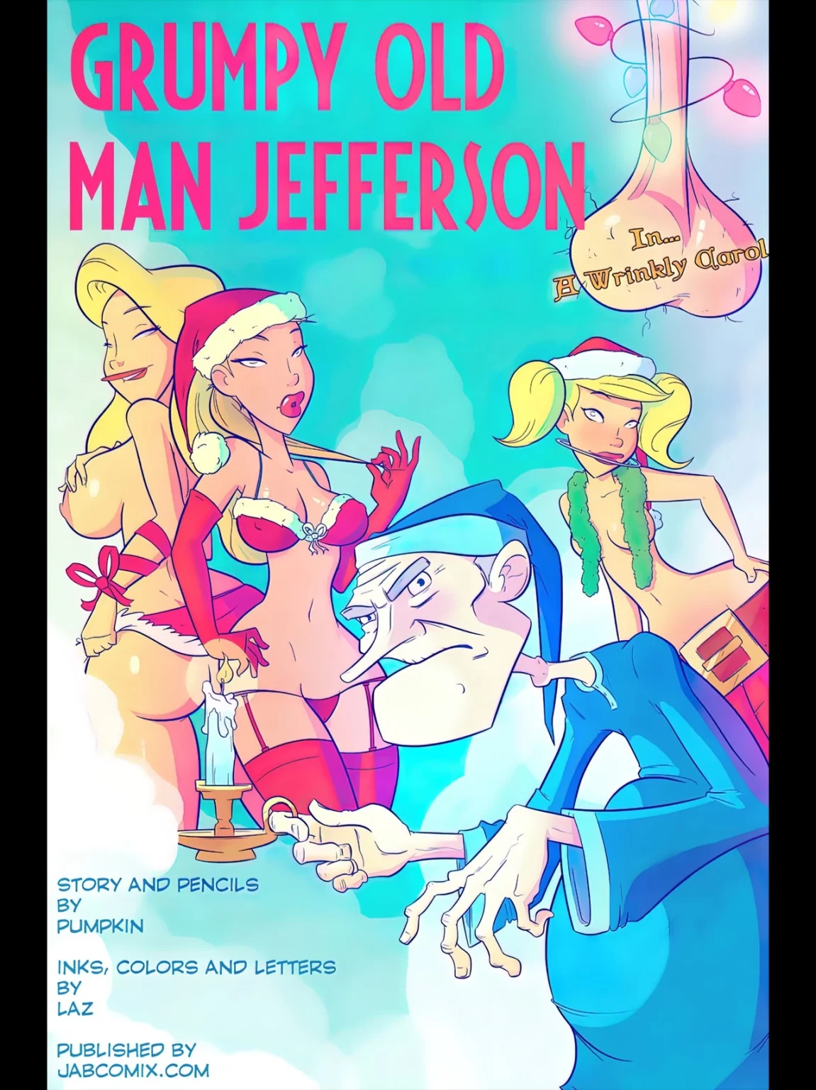 Grumpy Old Man Jefferson. A Wrinkly Carol porn comic picture 1