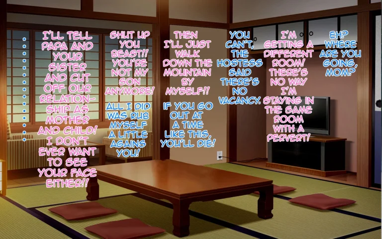 Guerrilla Gouu no Sei de Kaa-chan to Yado de Ippaku Suru Hame ni Natta Hanashi. | How I Fucked My Mother Because a Rain Storm Forced Us to Stay at an Inn Overnight porn comic picture 47