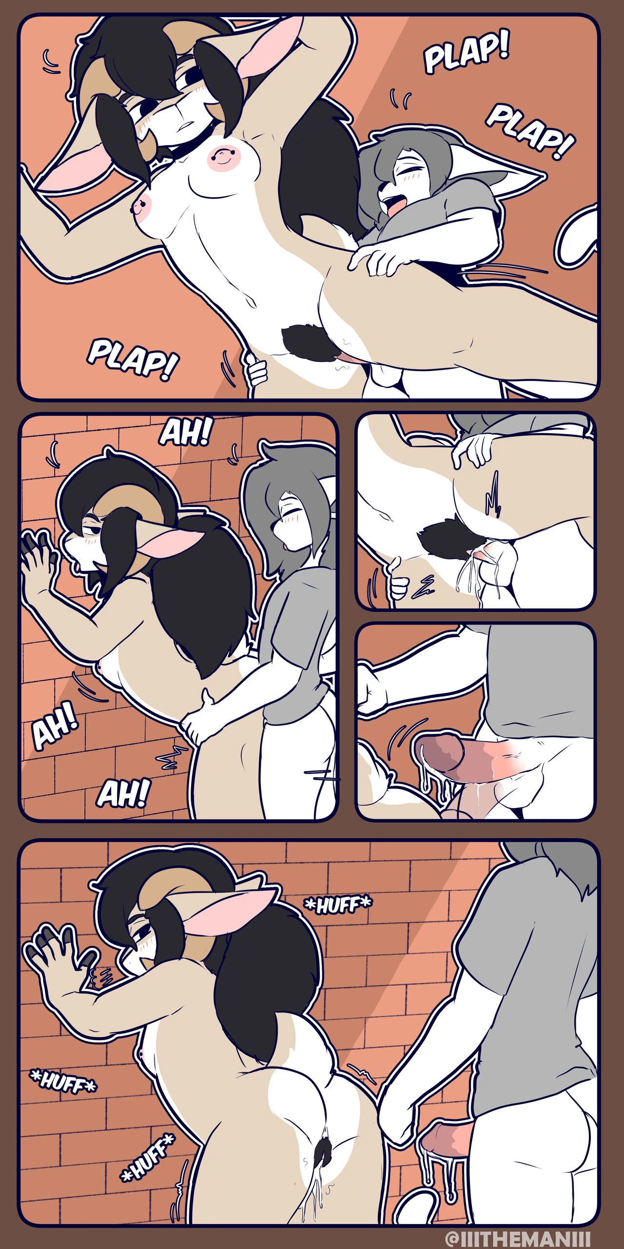 Gym Break with a Petite Goat porn comic picture 3