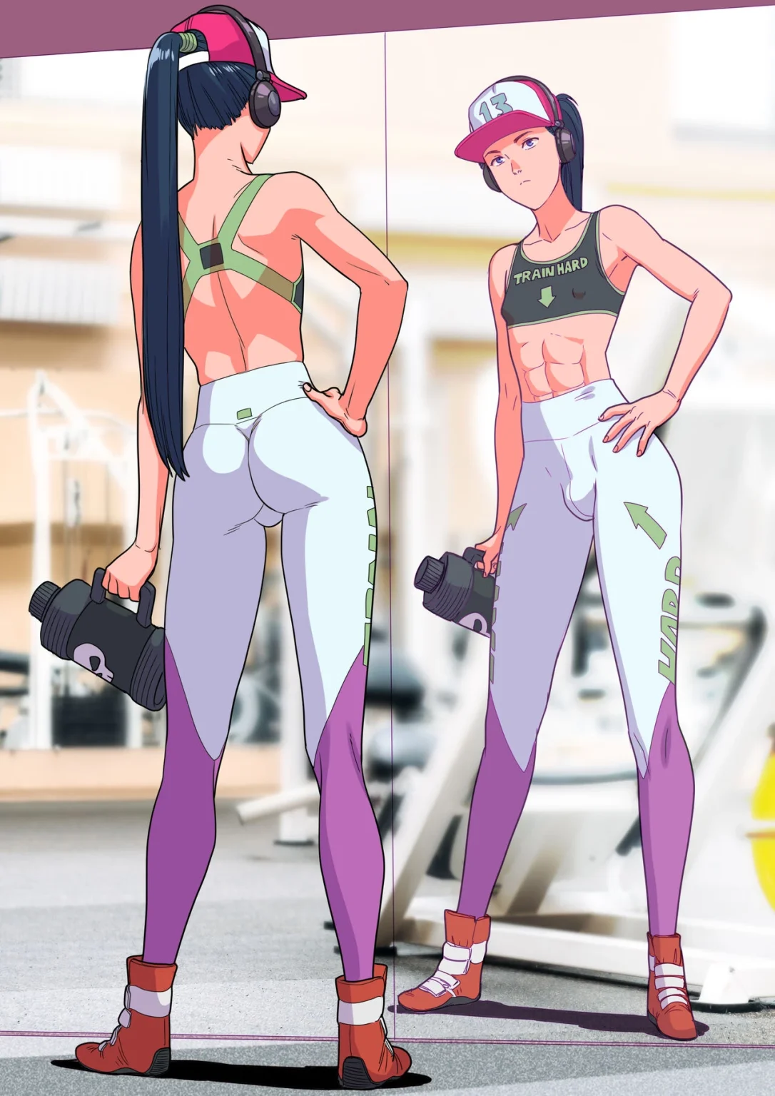 Gym Slut Taylor porn comic picture 1