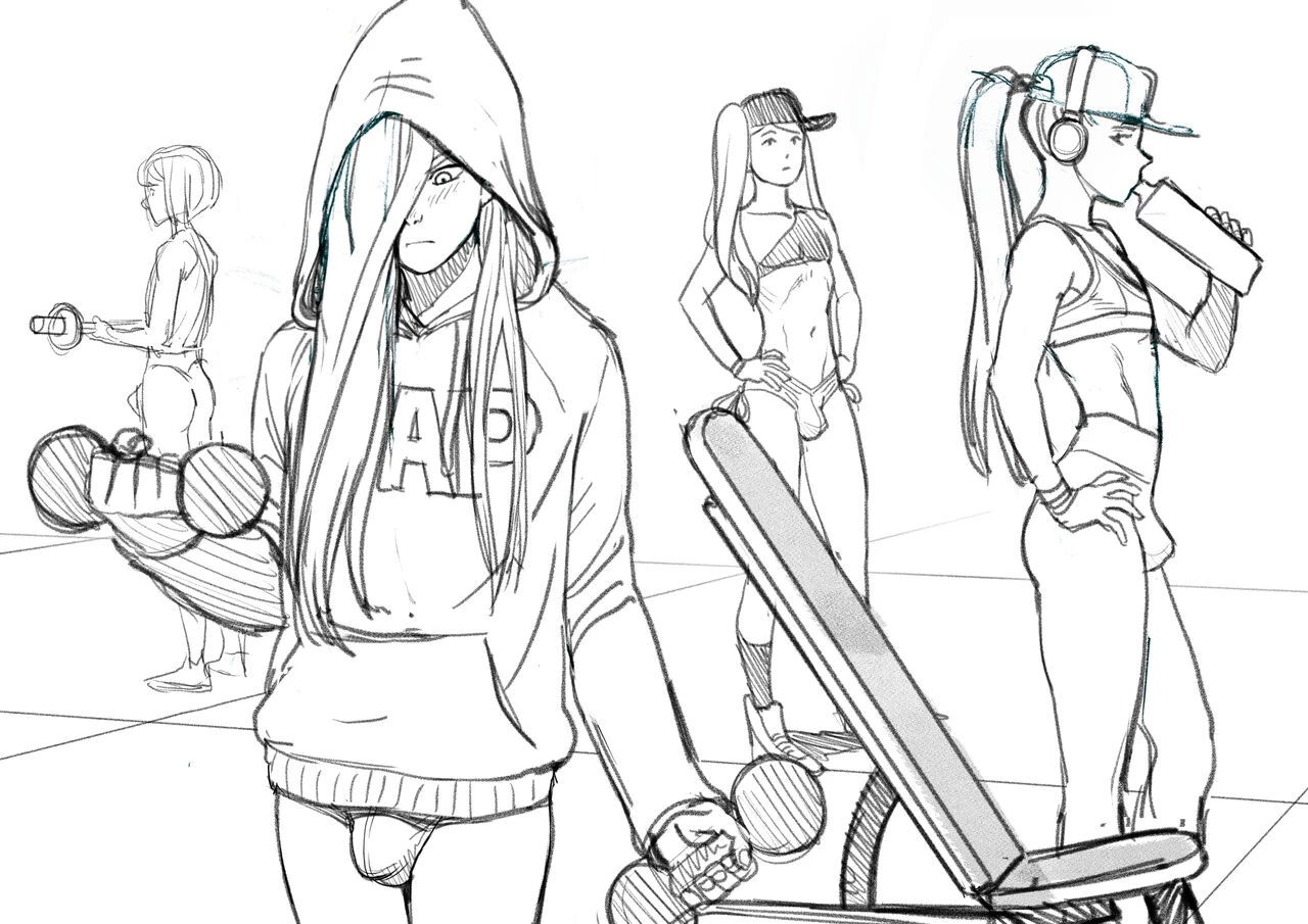 Gym Slut Taylor porn comic picture 13