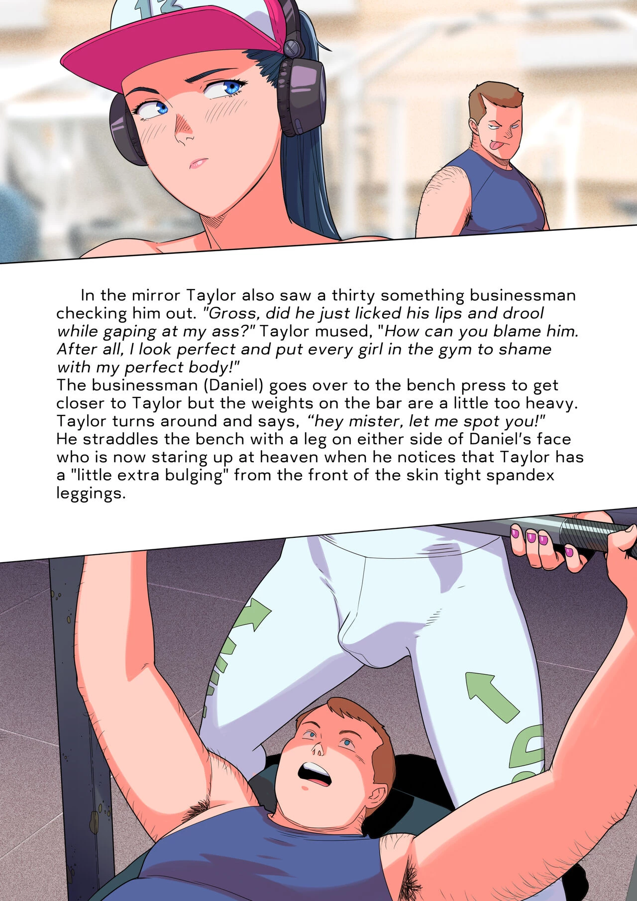 Gym Slut Taylor porn comic picture 3