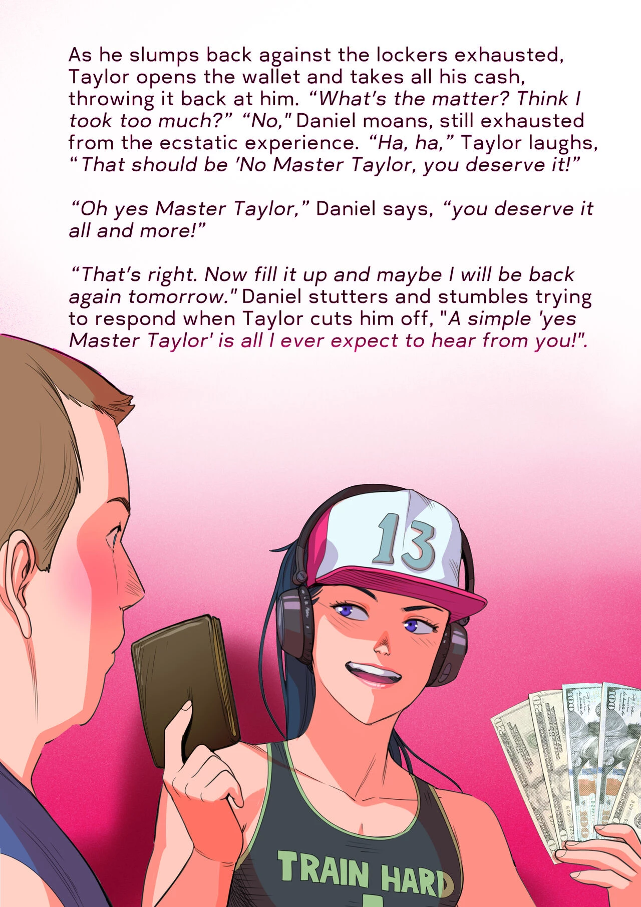 Gym Slut Taylor porn comic picture 7