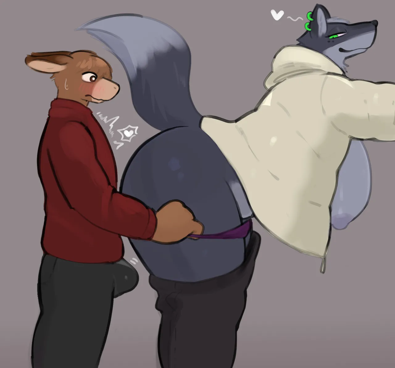 Gym Wolf porn comic picture 18