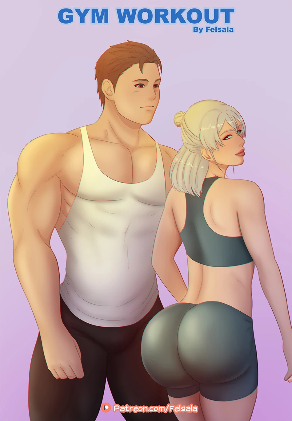 Gym Workout porn comic picture 1