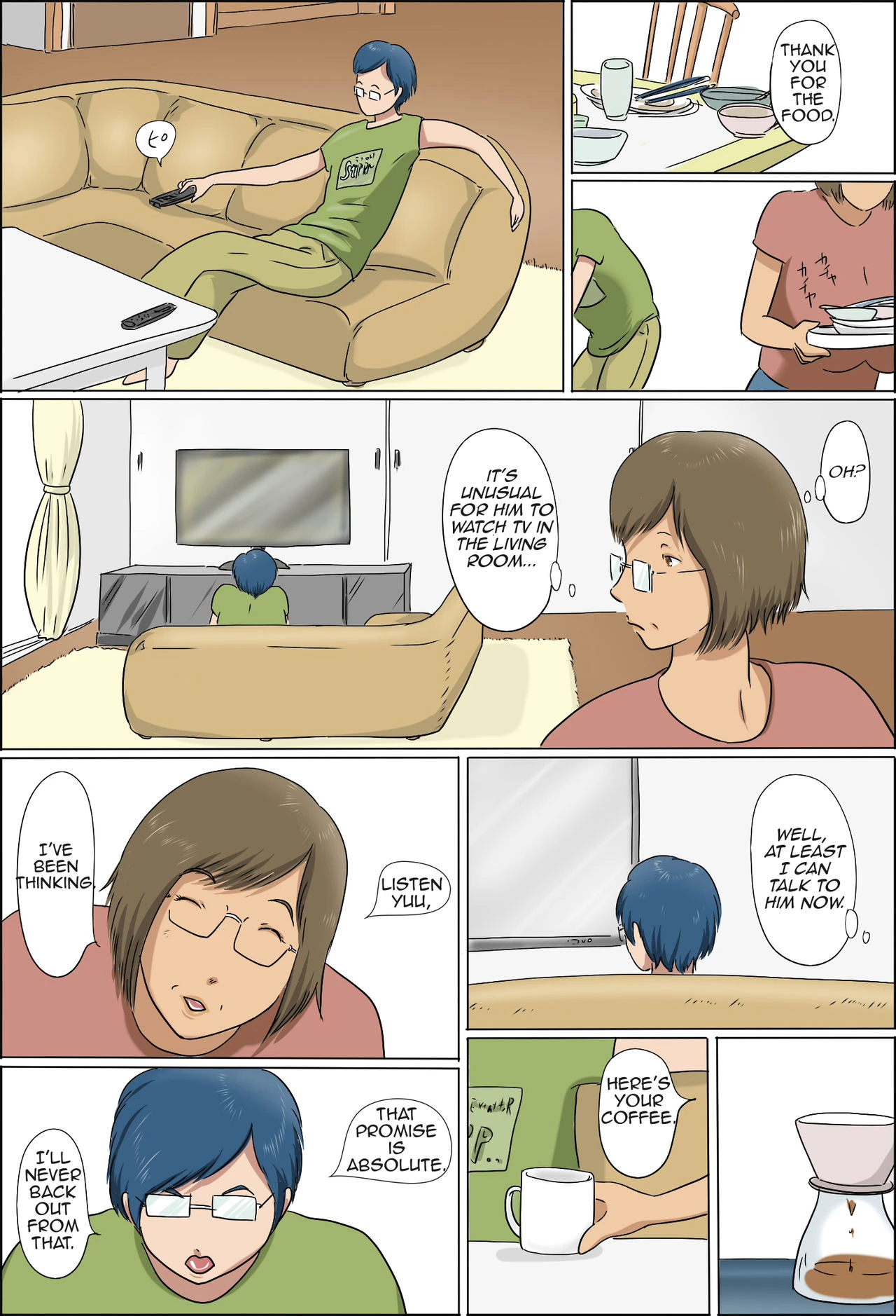 Haha to Musuko no Kazoku Seikatsu | Family Life of Mother and Son porn comic picture 10