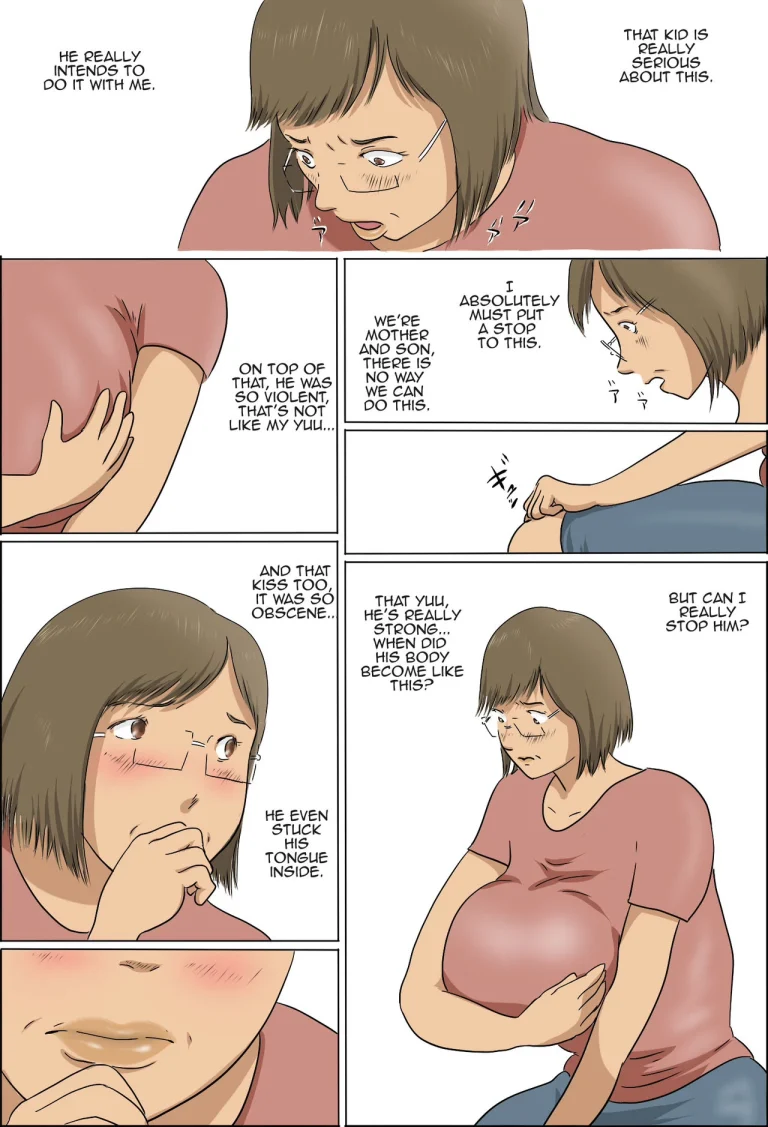 Haha to Musuko no Kazoku Seikatsu | Family Life of Mother and Son porn comic picture 16
