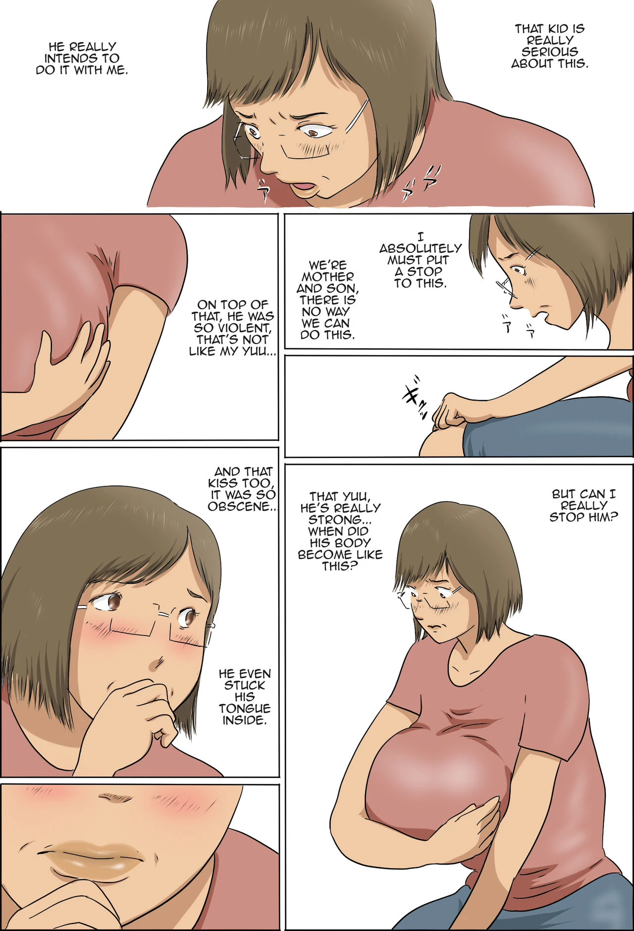Haha to Musuko no Kazoku Seikatsu | Family Life of Mother and Son porn comic picture 16