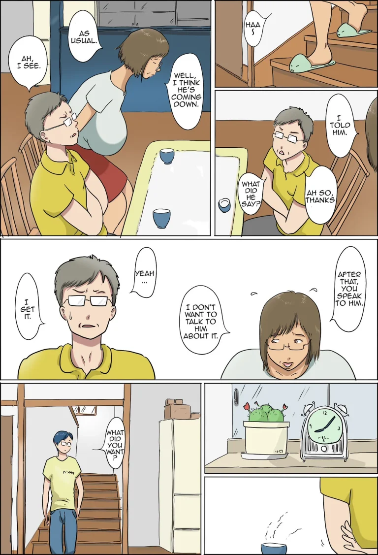 Haha to Musuko no Kazoku Seikatsu | Family Life of Mother and Son porn comic picture 3