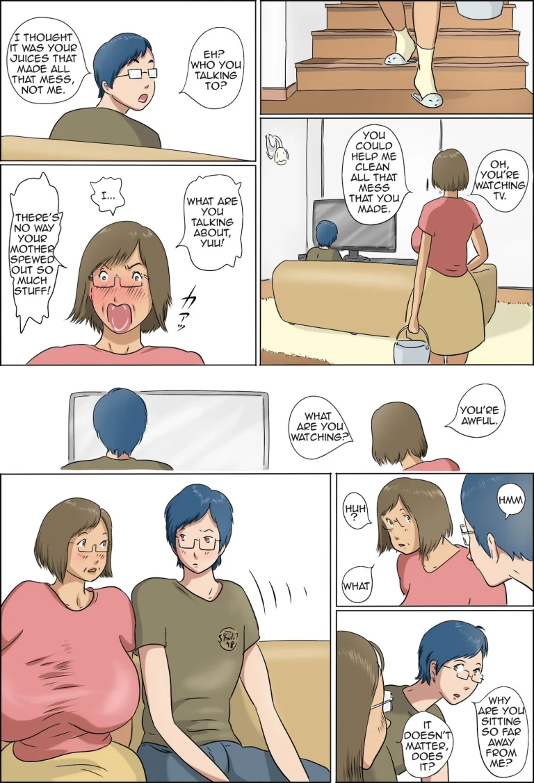 Haha to Musuko no Kazoku Seikatsu | Family Life of Mother and Son porn comic picture 35