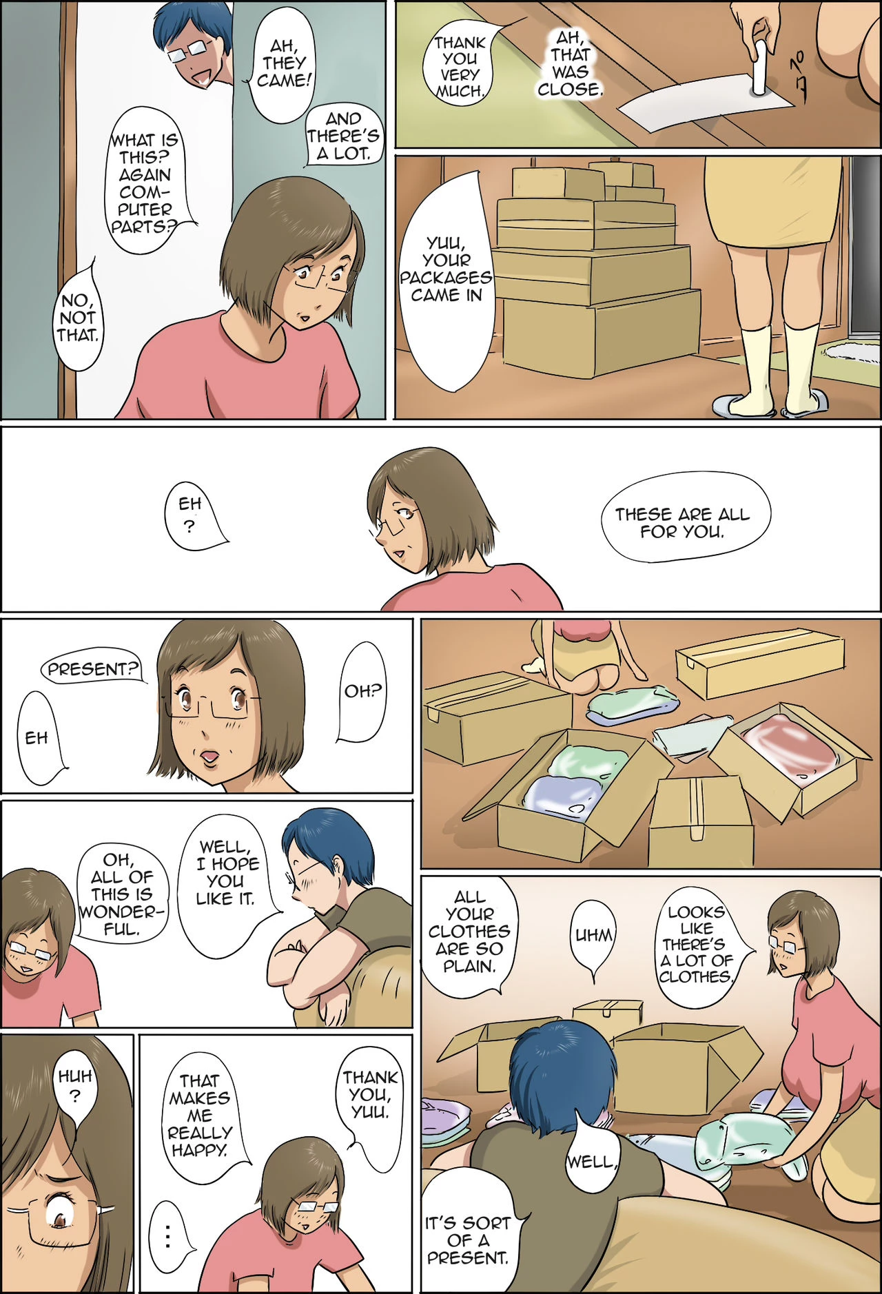 Haha to Musuko no Kazoku Seikatsu | Family Life of Mother and Son porn comic picture 37