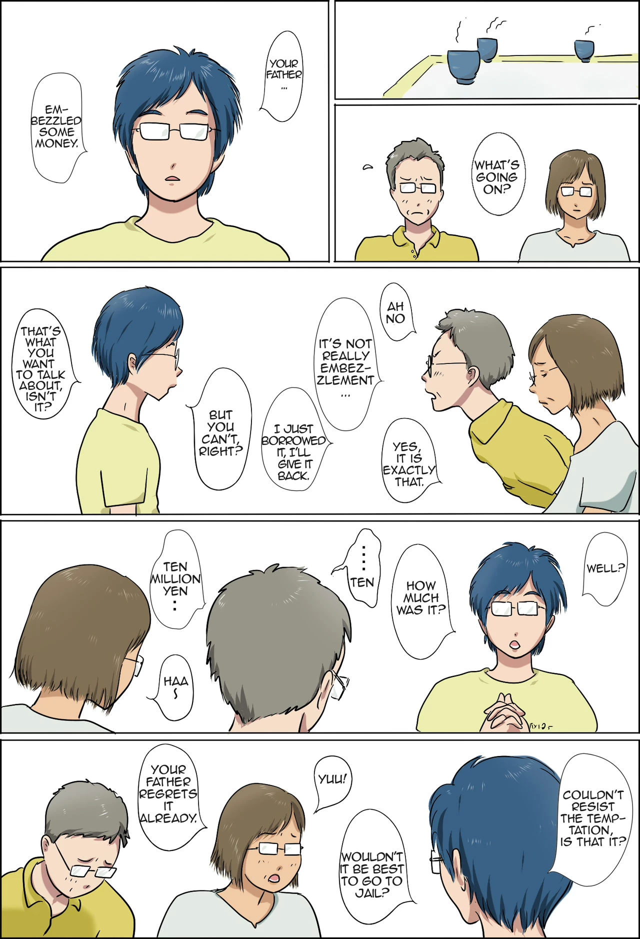 Haha to Musuko no Kazoku Seikatsu | Family Life of Mother and Son porn comic picture 4