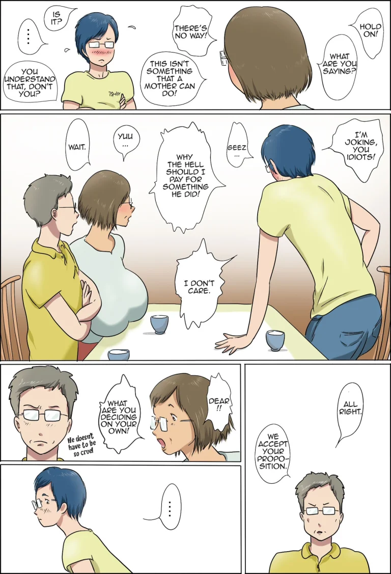 Haha to Musuko no Kazoku Seikatsu | Family Life of Mother and Son porn comic picture 7