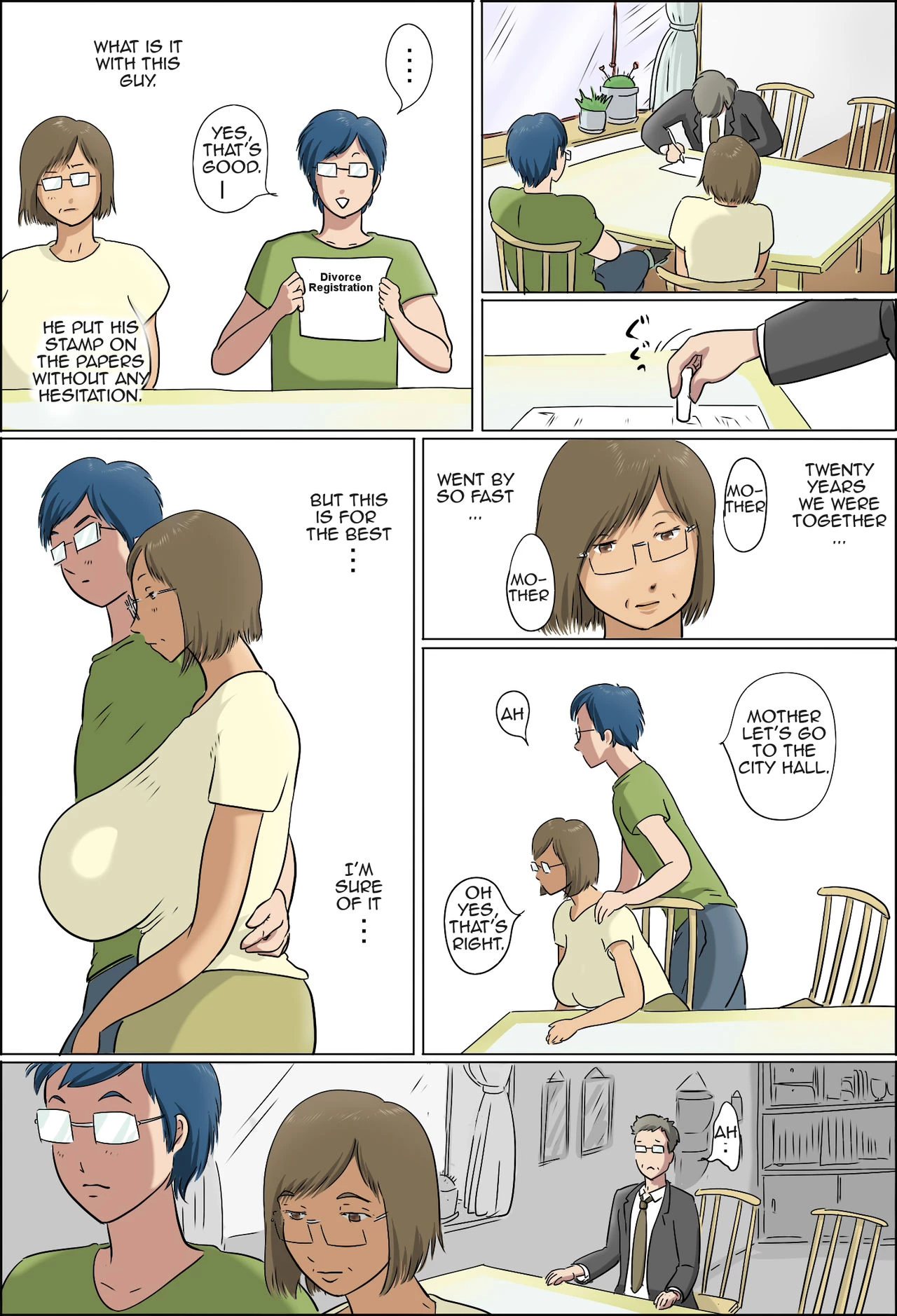 Haha to Musuko no Kazoku Seikatsu | Family Life of Mother and Son porn comic picture 86