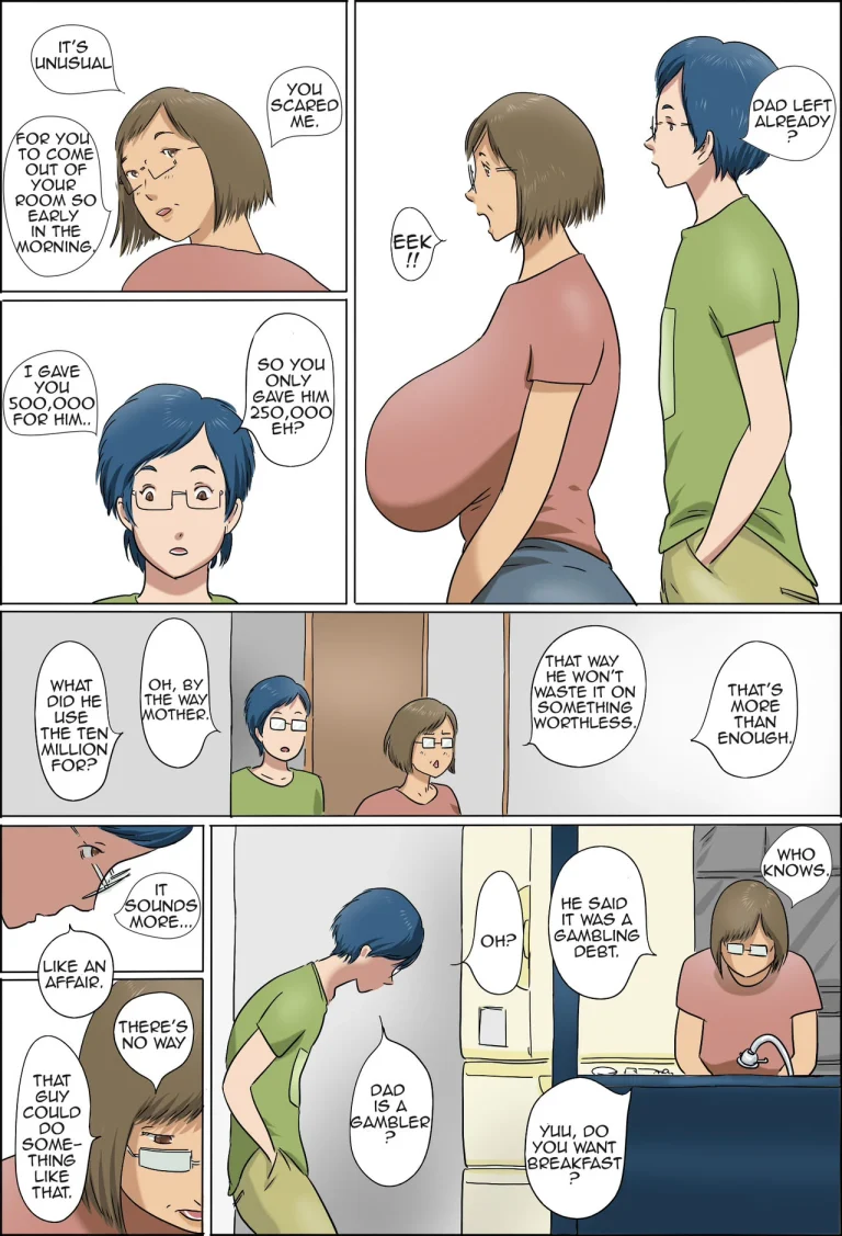 Haha to Musuko no Kazoku Seikatsu | Family Life of Mother and Son porn comic picture 9