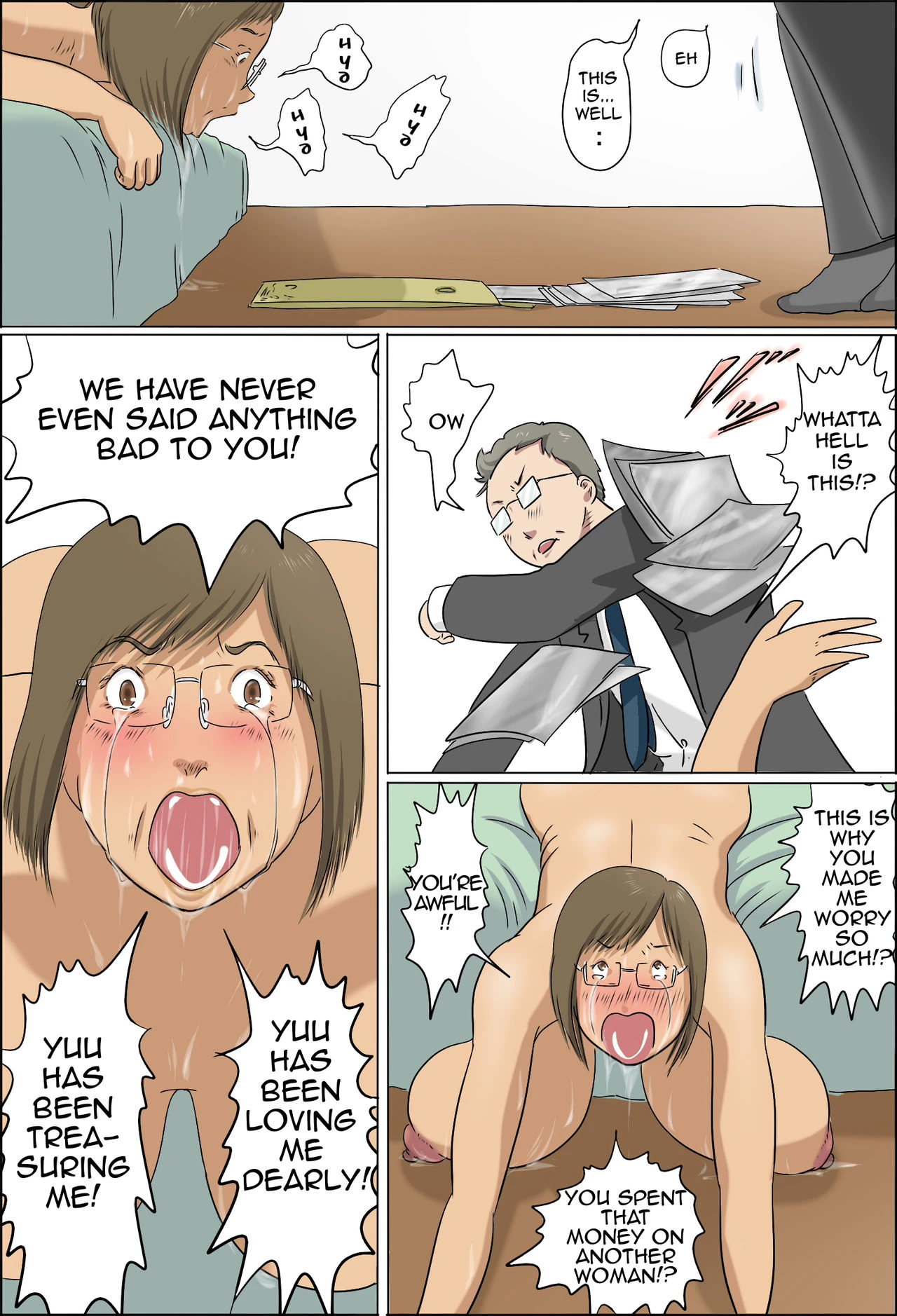 Haha to Musuko no Kazoku Seikatsu | Family Life of Mother and Son porn comic picture 96