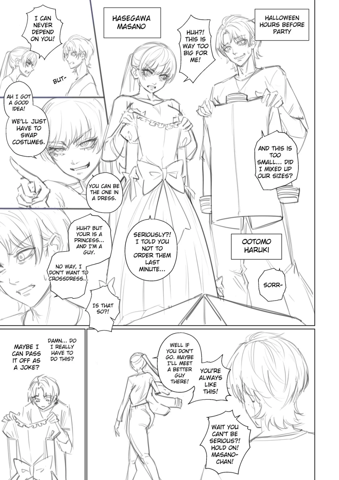Halloween: Getting Into Character porn comic picture 1