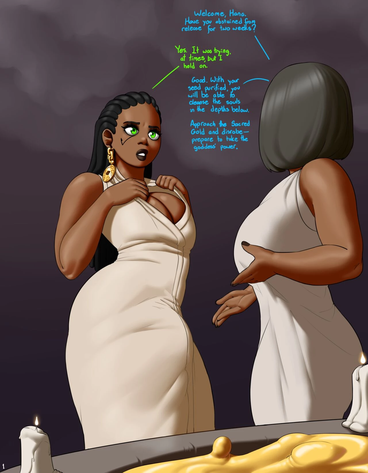 Hana and The Forsaken Abyss porn comic picture 2