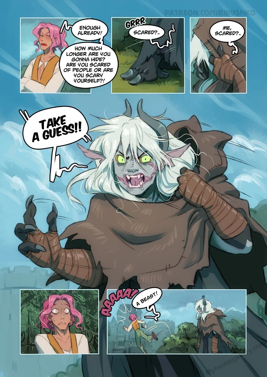 Handsome And The Beast porn comic picture 10