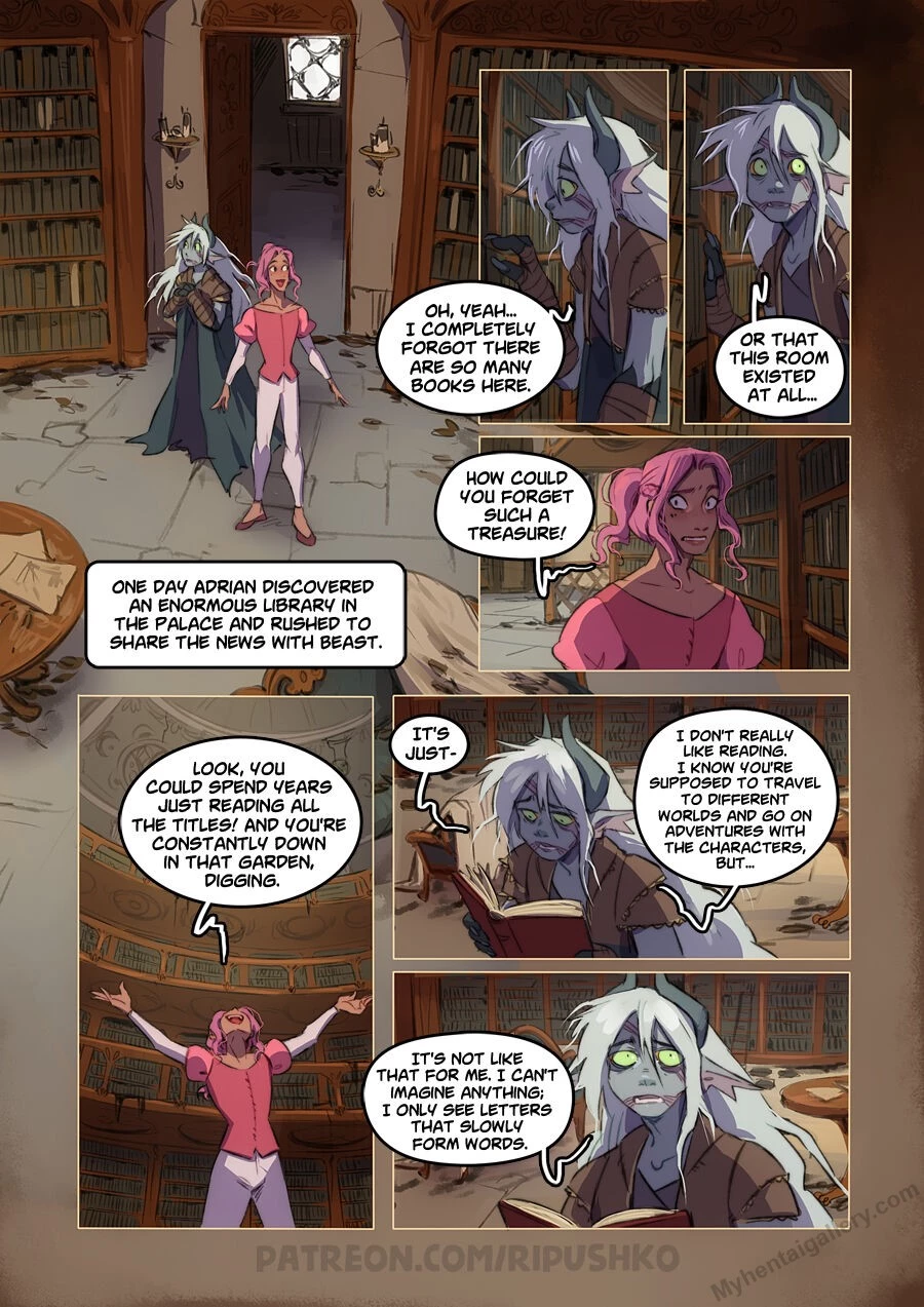 Handsome And The Beast porn comic picture 17